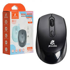 Jeqang JW-D228 Dual-Mode Mini Mouse Battery Operated BT 2.4G Wireless Technology USB Optical Compatible Computer Laptops